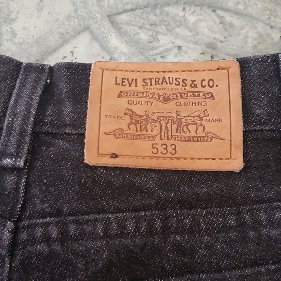 LEVI'S 533 Black Vintage Jeans - Picture 7 of 7